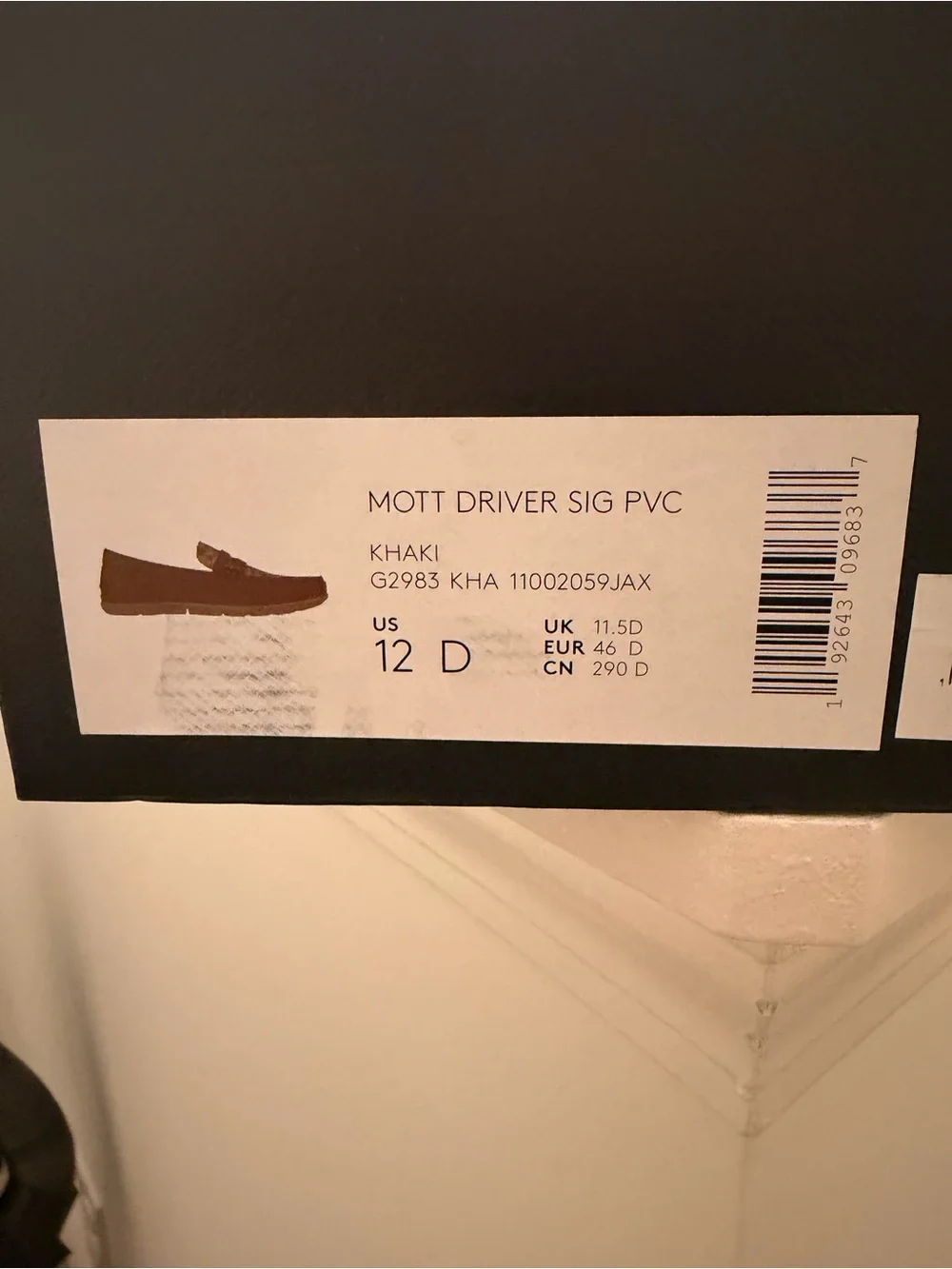 Coach Men's Brown Leather & Signature Canvas Slip-On Loafers